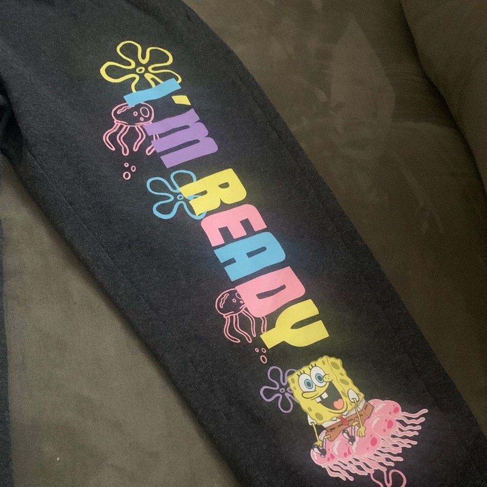 SpongeBob SquarePants Gray sweatpants